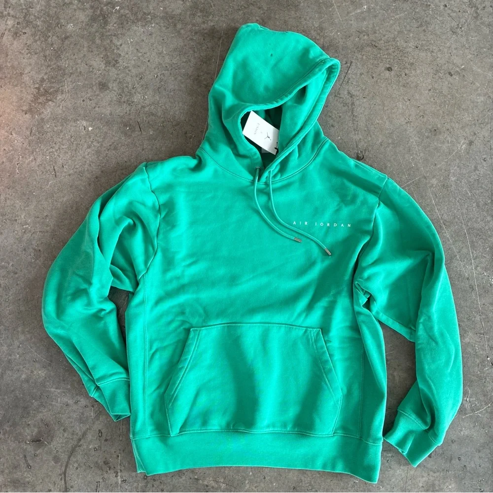 Air Jordan Union teal blue Green Hoodie L pullover sweatshirt L - Picture 3 of 5